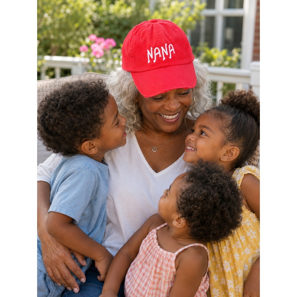 Ladies NANA Distressed Trucker Cap